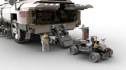 Space Force Lunar Tank with functional cannon