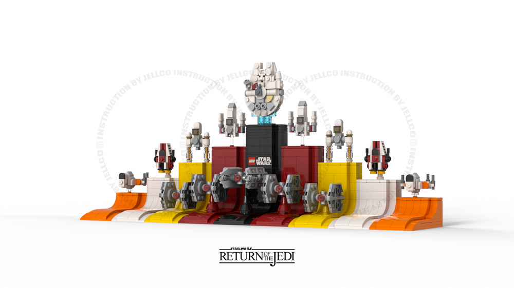 Lego Nano Size Starfighters Artistic Version for Display