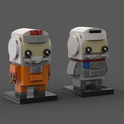 Yuri Gagarin + Alan Shepard