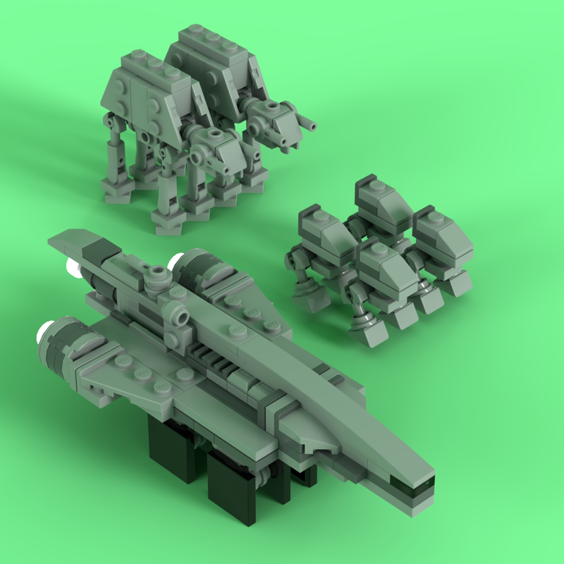 Lego Gozanti Cruiser Carrier - 1:450 Scale