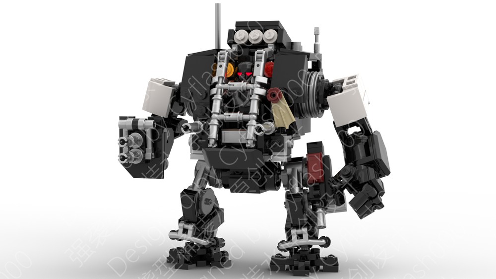 Lego Primaris Invictor Tactical Warsuit from Warhammer 40K（minifig scale）