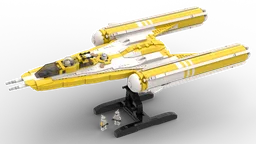 Y wing Starfighter (yellow - gold leader variant)