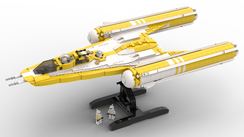 Lego Y wing Starfighter (yellow - gold leader variant)