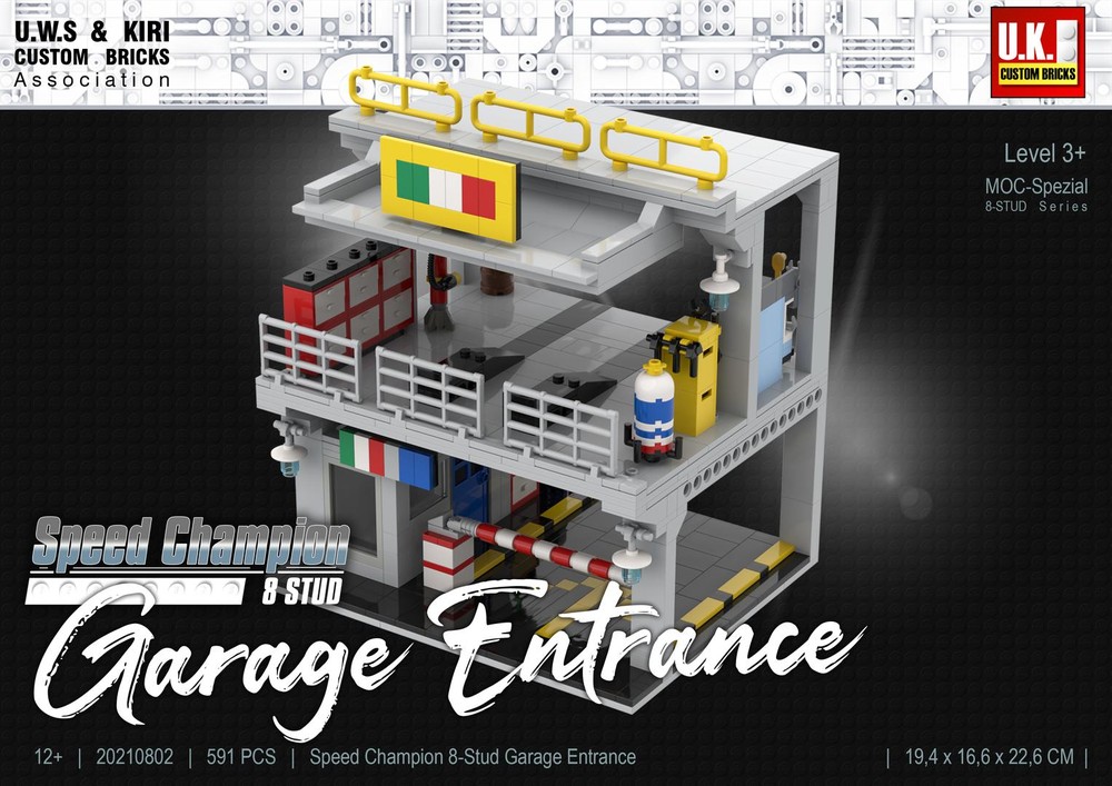 Lego Speed Champion Garage Entrance