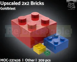 Upscaled 2x2 Bricks