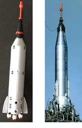 Mercury Atlas (Saturn V scale)