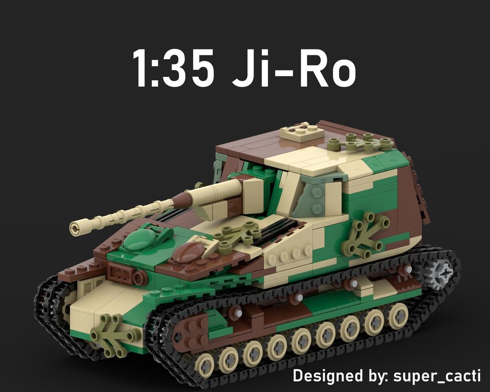 Lego 1:35 Ji-Ro, Japanese Self-Propelled Gun