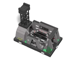 Shield Generator Diorama and Imperial Shuttle Stand