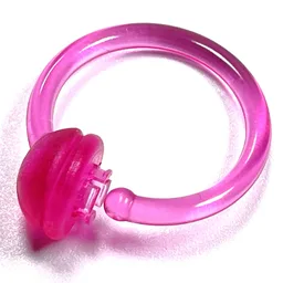 Clikits Ring 3 x 3 (Paper Pad Fastener) / Trans-Dark Pink
