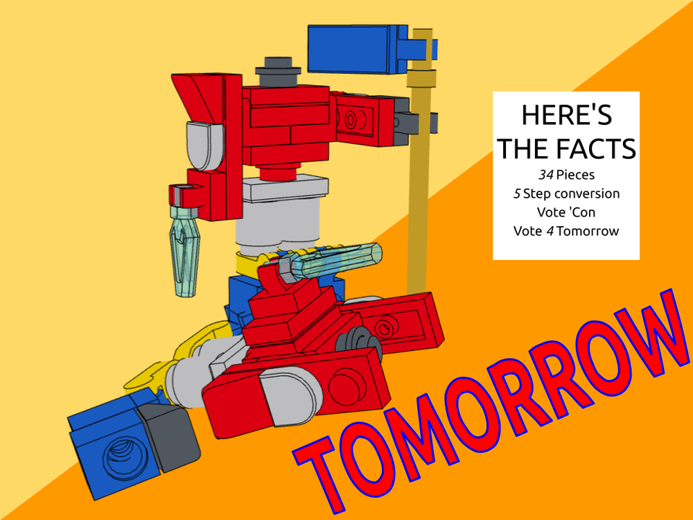 Lego Tomorrow AKA Transformers Prime Shattered Glass Megatron