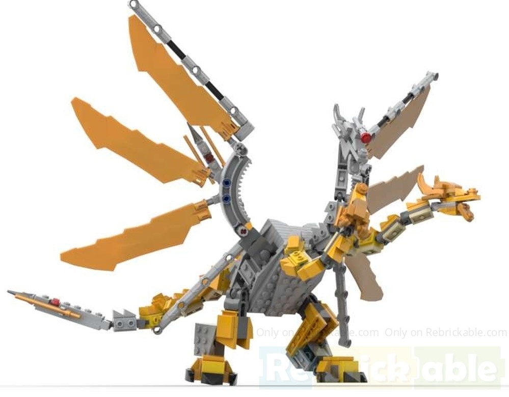 Lego Mecha King Ghidorah