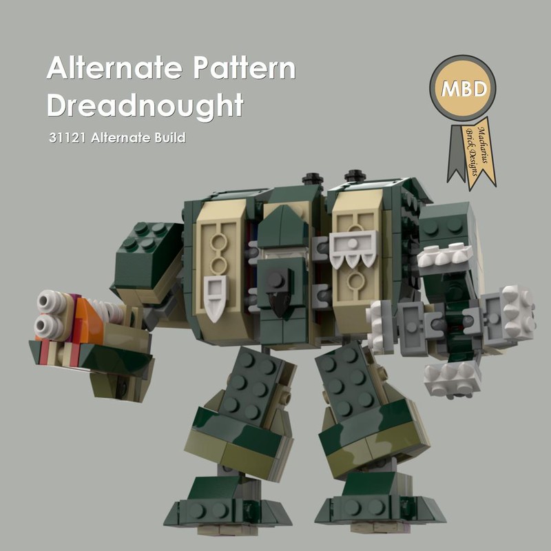 Lego Alternate Pattern Dreadnought , 31121 Alternate Build