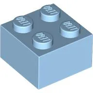 Brick 2 x 2 / Pastel Blue