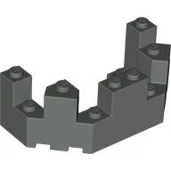 Castle Turret Top 4 x 8 x 2 1/3 / Dark Gray
