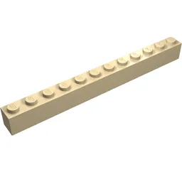 Brick 1 x 12 / Tan