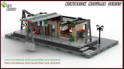 NEXTBrick System Modular Train Station