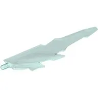 Weapon Sword with Jagged Edges, Axle / Trans-Light Blue