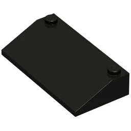 Brick Sloped 33° 3 x 6 / Black