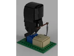 Brick-built Grim Reaper