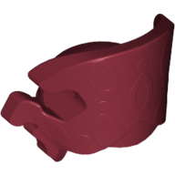 Lego Headdress Neimoidian Viceroy / Dark Red
