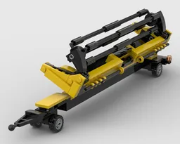 Grain header trolley and header