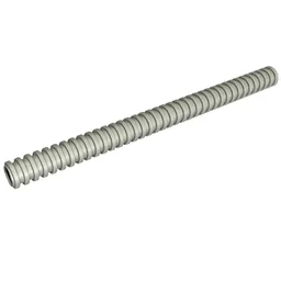 Hose, Ribbed 7mm D. 12L / 9.6cm / Pearl Light Gray