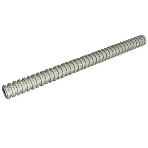 Lego Hose, Ribbed 7mm D. 12L / 9.6cm / Pearl Light Gray