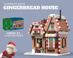 40809 Christmas Gingerbread House – Winter Village Alternate Build
