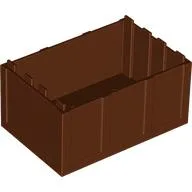 Trunk / Chest Bottom 4 x 6 x 2 1/3 / Reddish Brown
