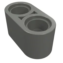 Technic Beam 1 x 2 Thick / Dark Bluish Gray