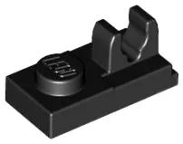 Plate Special 1 x 2, Top Clip [Split]