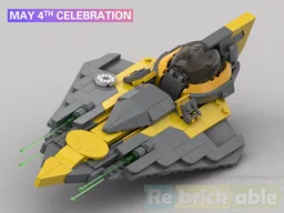 Anakin Skywalker's Secondary Delta-7B Aethersprite-Class Light Interceptor