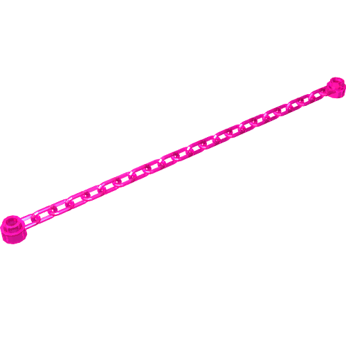 Lego Chain 16L [21 Links] / Trans-Dark Pink