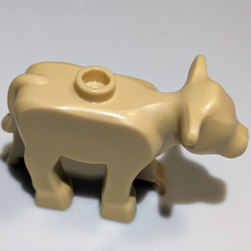 Lego Animal, Cow, Baby / Calf [PLAIN] / Tan