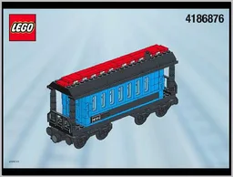 Passenger Wagon Blue (White Box)
