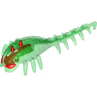 Large Figure Head / Brain with Red Centre / Trans-Green