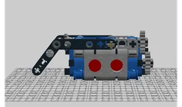 Flat 4 Engine with engine mounts