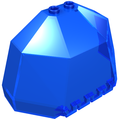 Lego Windscreen 8 x 3 1/2 x 4 1/6 Half Octagon Aquanaut Sub Top