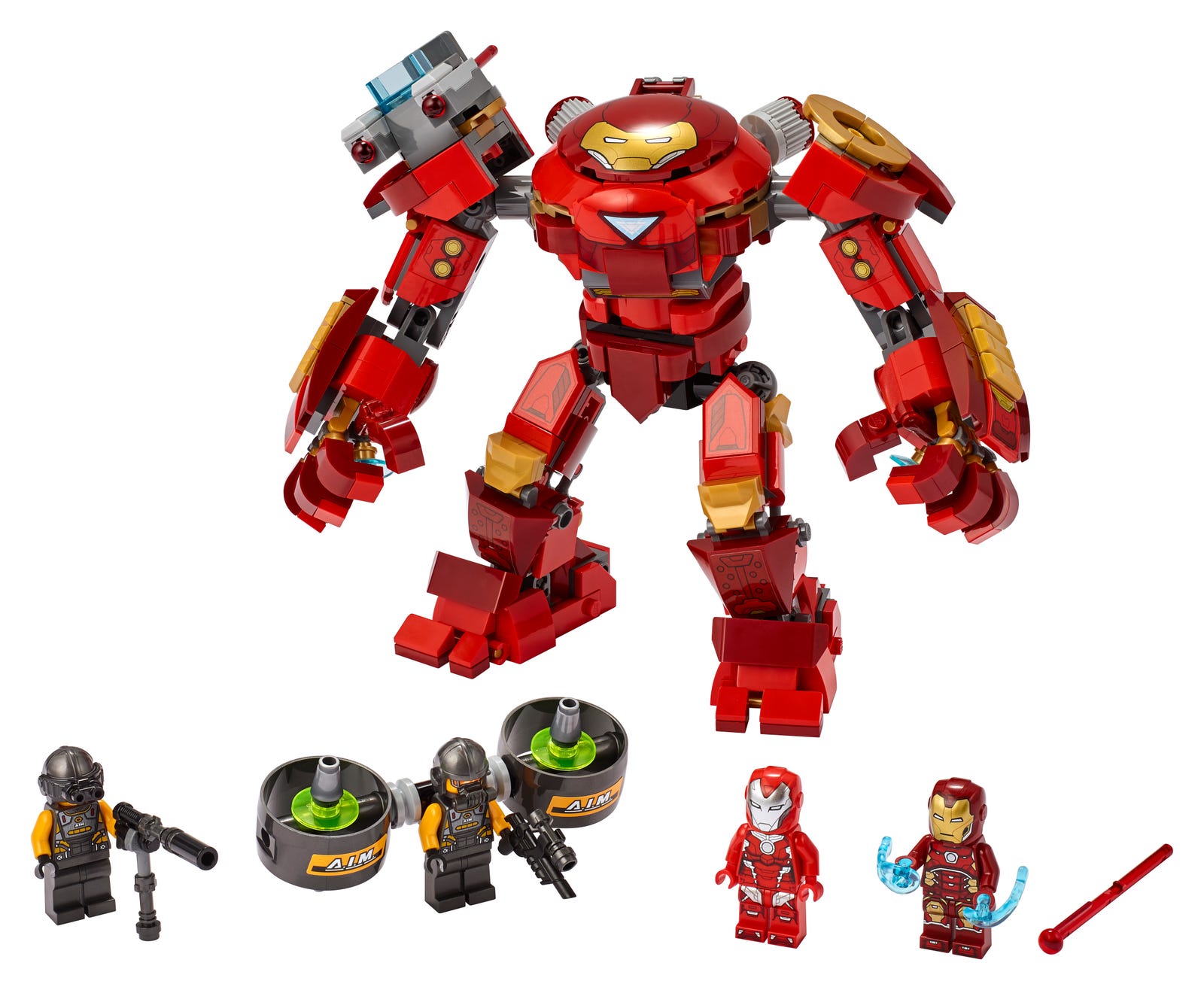 Lego Iron Man Hulkbuster versus A.I.M. Agent