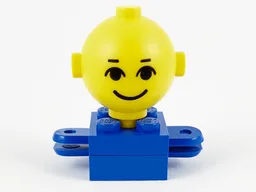 Homemaker Figure / Maxifigure Torso Assembly with Yellow Head with Black Eyes, Eyebrows, and Smile Pattern (792c03 / 685px4)