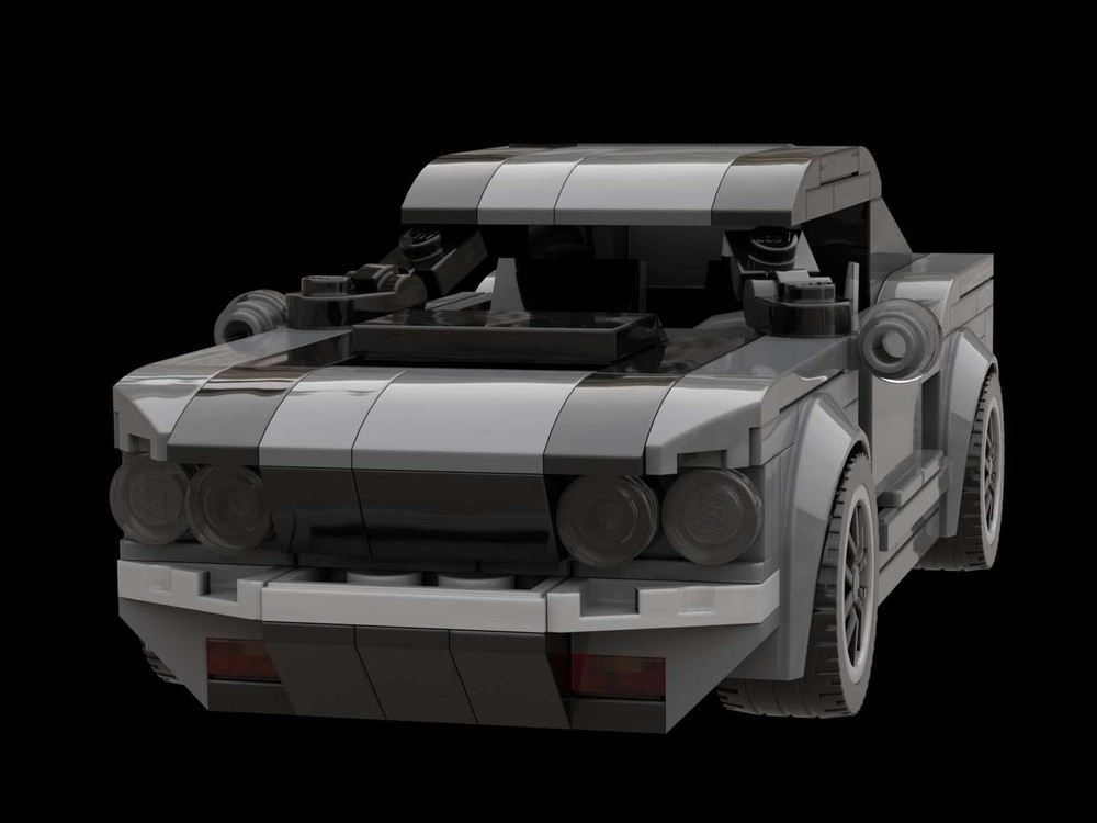 Lego 7 Studs wide Ford Mustang
