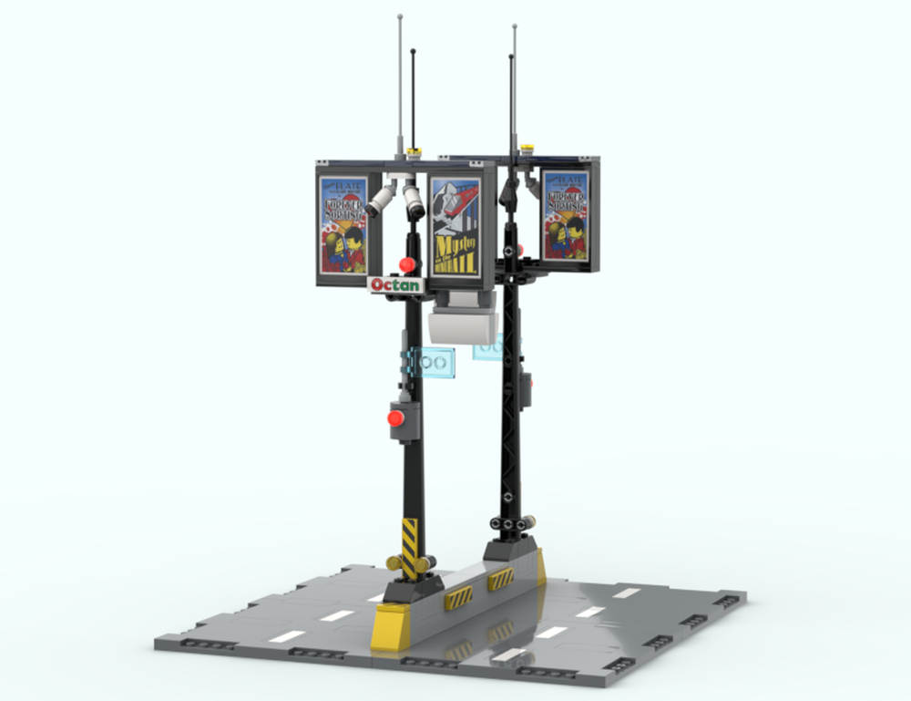 Lego Cyberpunk Billboard Median