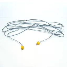Wire with 2-Prong Connectors, 12V / 4.5V 375L / Yellow