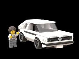 VW Golf GTI 1 in weiß