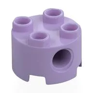 Brick Round 2 x 2, Pin Holes / Lavender