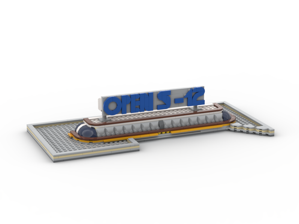 Lego Motel Brick - Alternate Roof 2