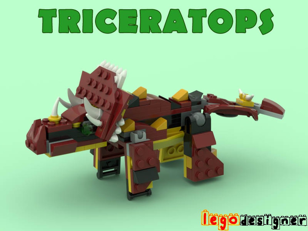 Lego 31073 Triceratops Alernate Build