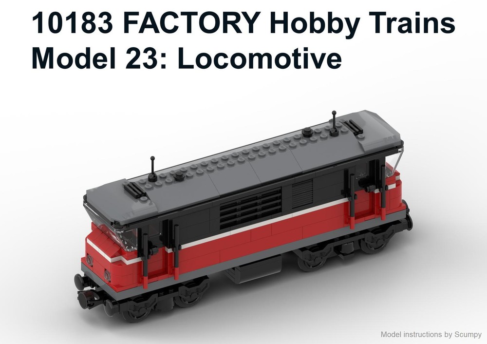 Lego 10183 Model 23: Locomotive