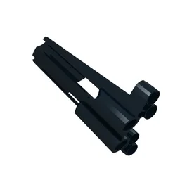 Technic Panel Fairing # 3 Large Long, Large Holes, Side A / Black