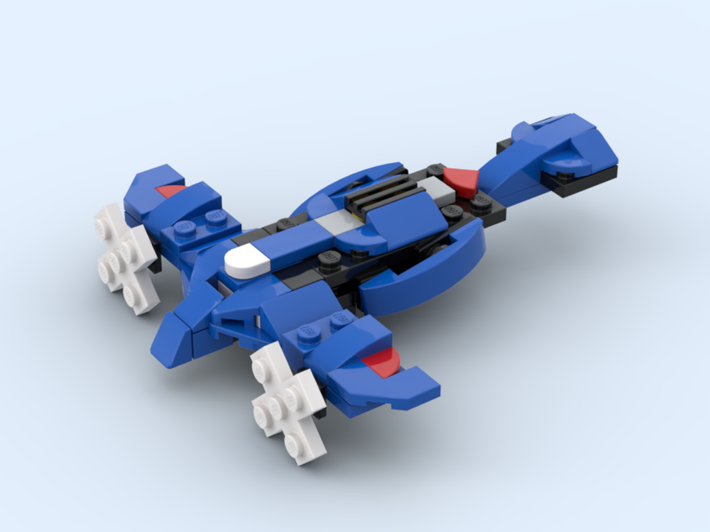 Lego Bluesky Bullfrog Transport Plane
